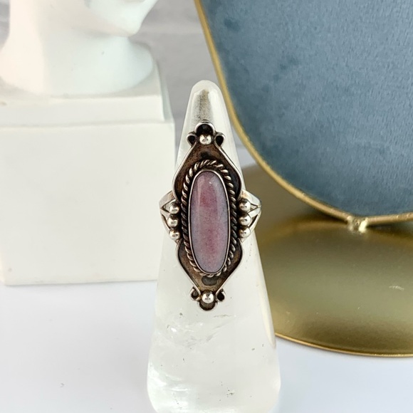 Vintage NAKAI Native American Navajo Boho Sugilite Sterling Silver Ring Size 7 - Picture 1 of 14
